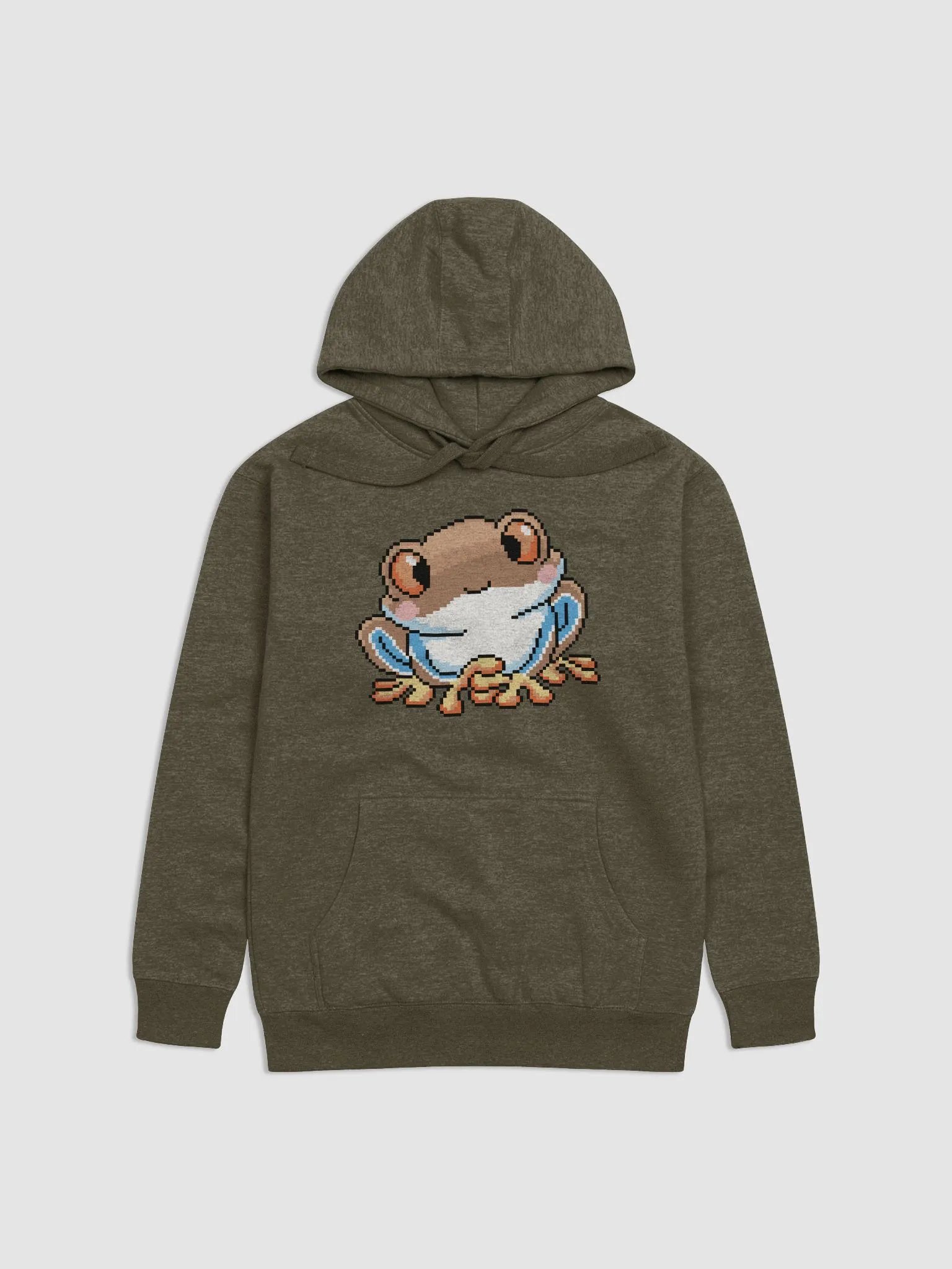 Brown Rip the Frog Premium Hoodie product image (1)
