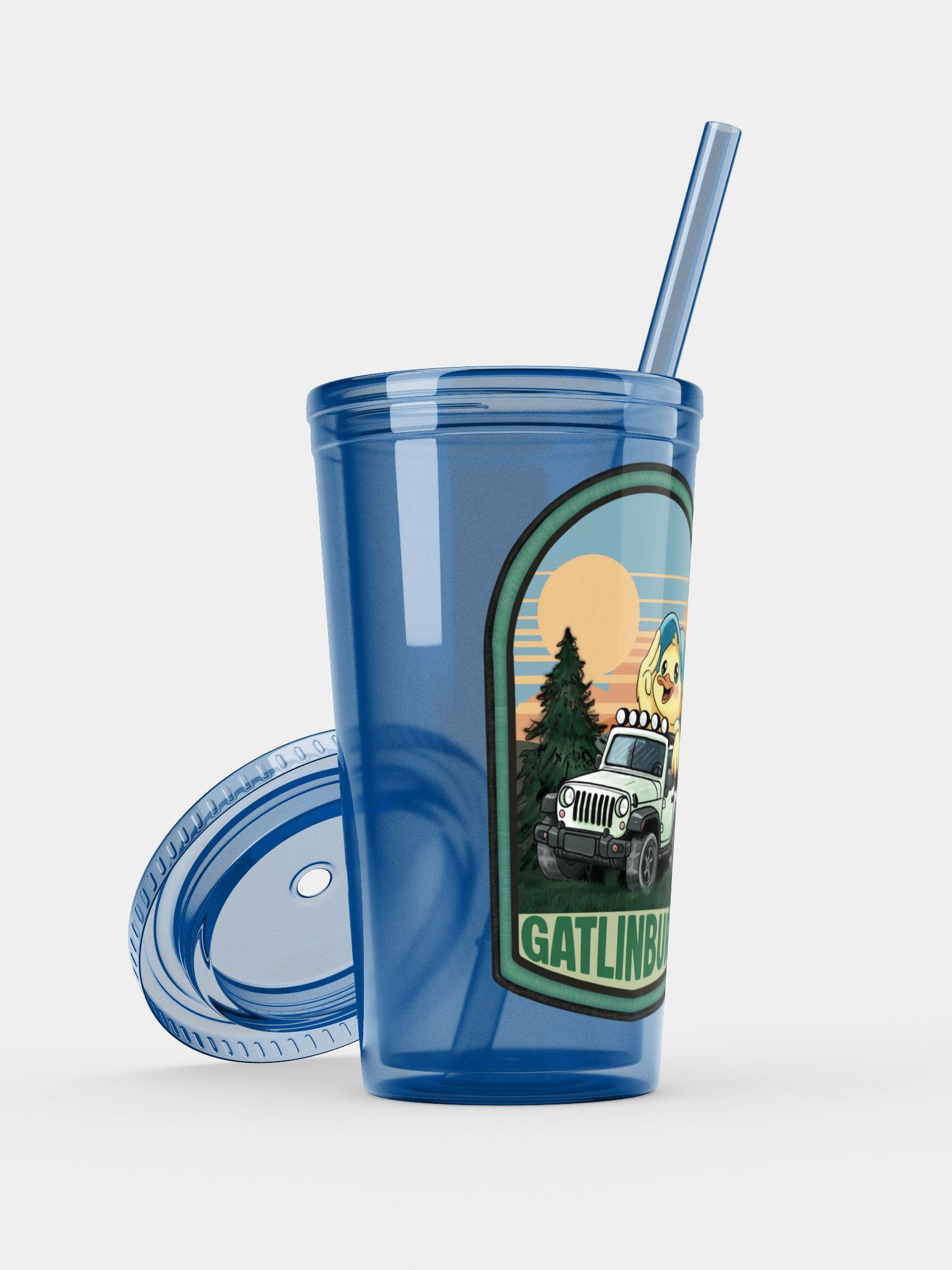 Gatlinburg Jeep Invasion Duck Tumbler — Event Edition product image (7)