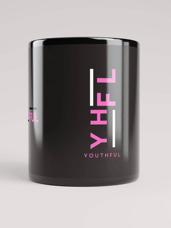 YHFL Black Glossy Mug product image (2)