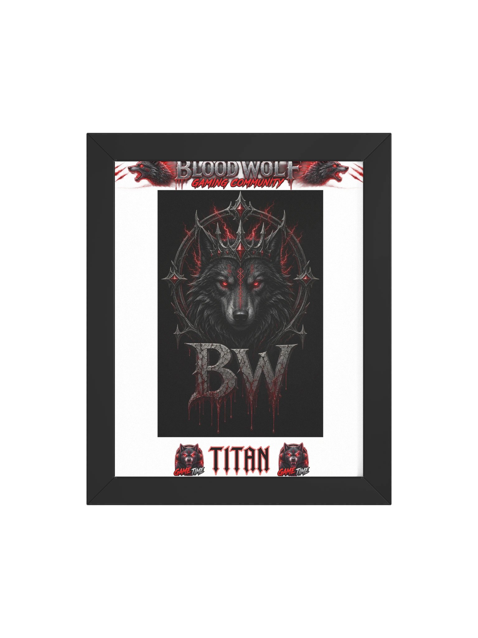 Bloodwolf Gaming Community Titan Poster product image (12)