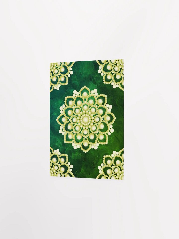 Yellow Flower Mandala Enhanced Matte Paper Poster product image (7)