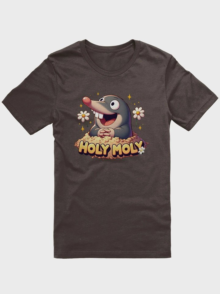 Holy Moly Cute Mole and Daisy T-shirt Design product image (65)
