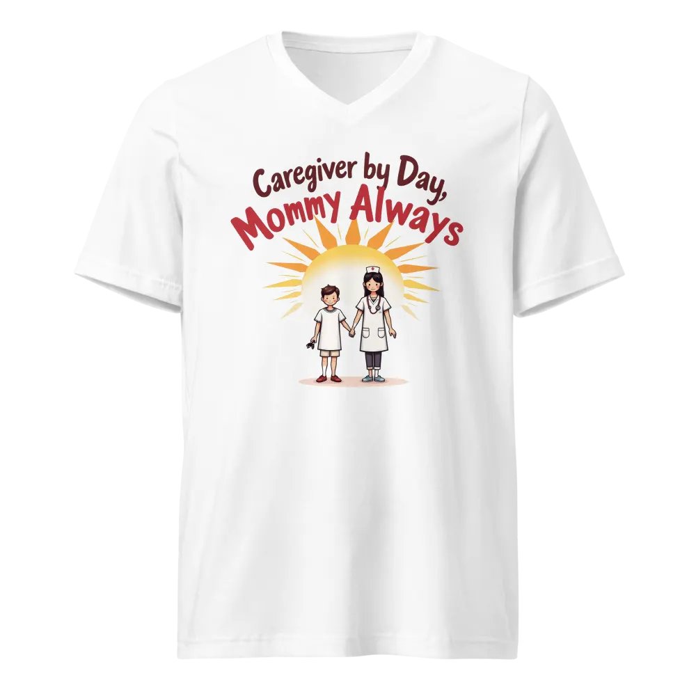 Sunrise Nurse Mom V-Neck Tee product image (1)