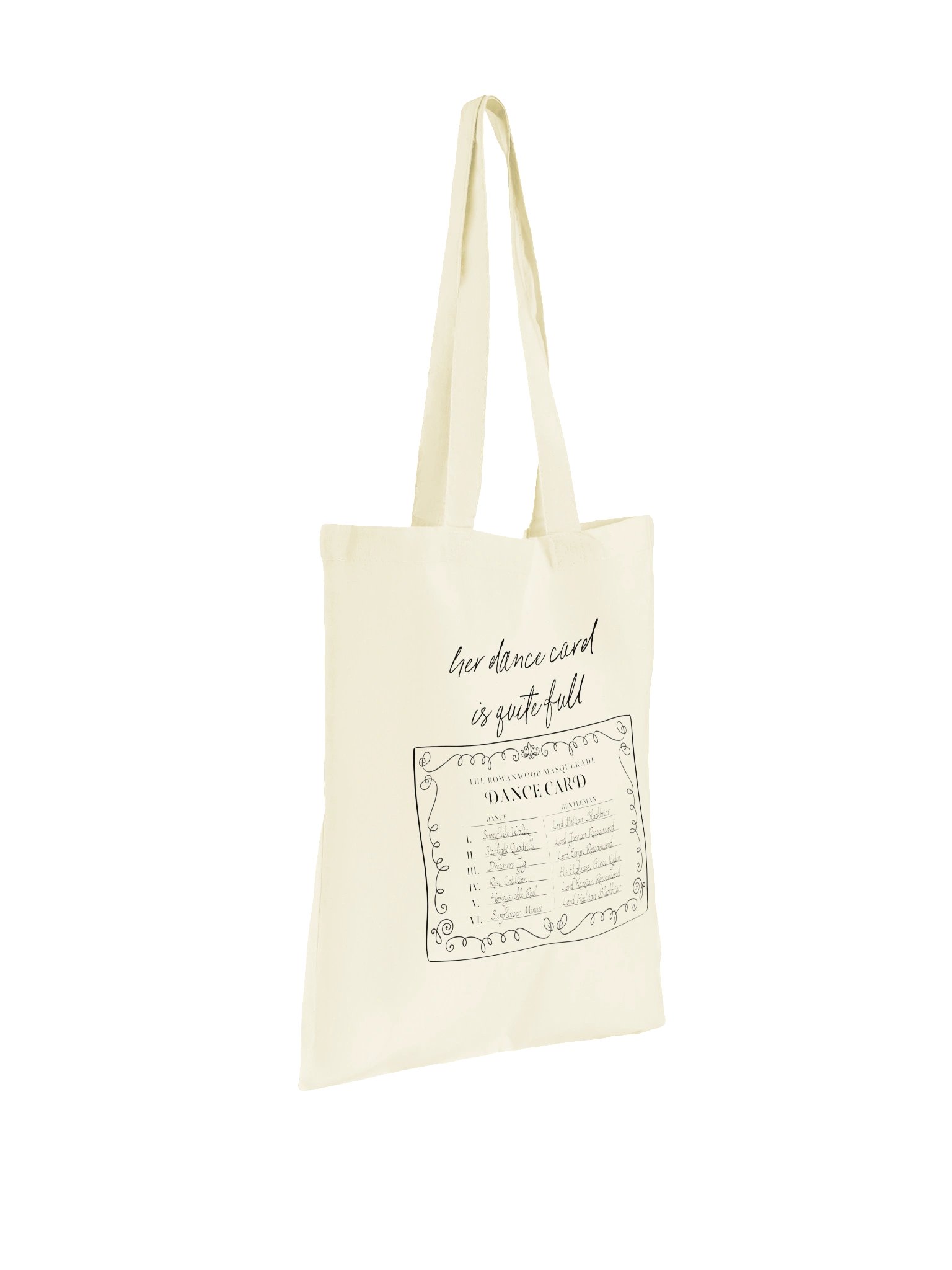Dance Card BagBase Tote Bag product image (3)
