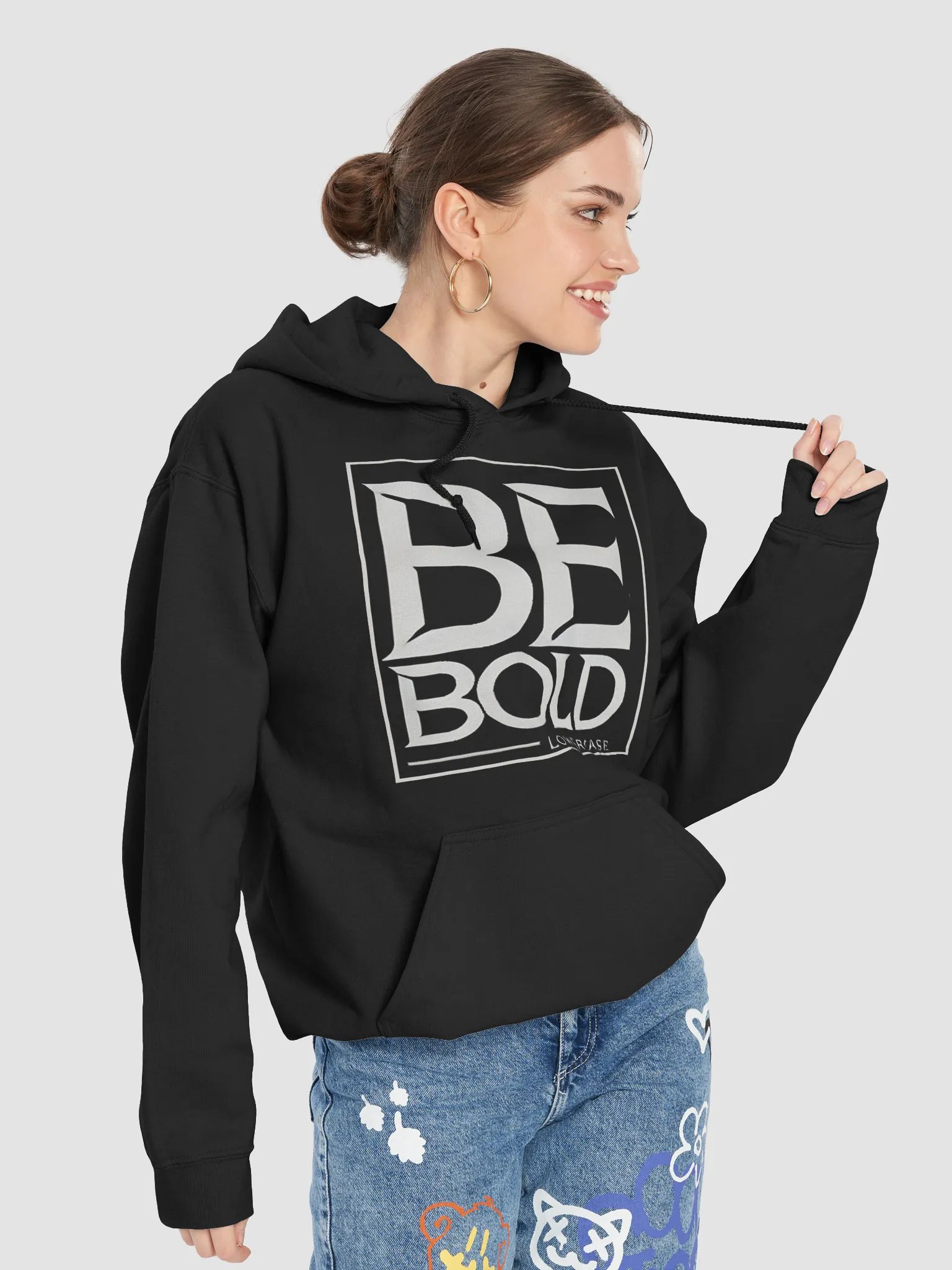 BOLD & LOWERCASE Classic Hoodie product image (7)