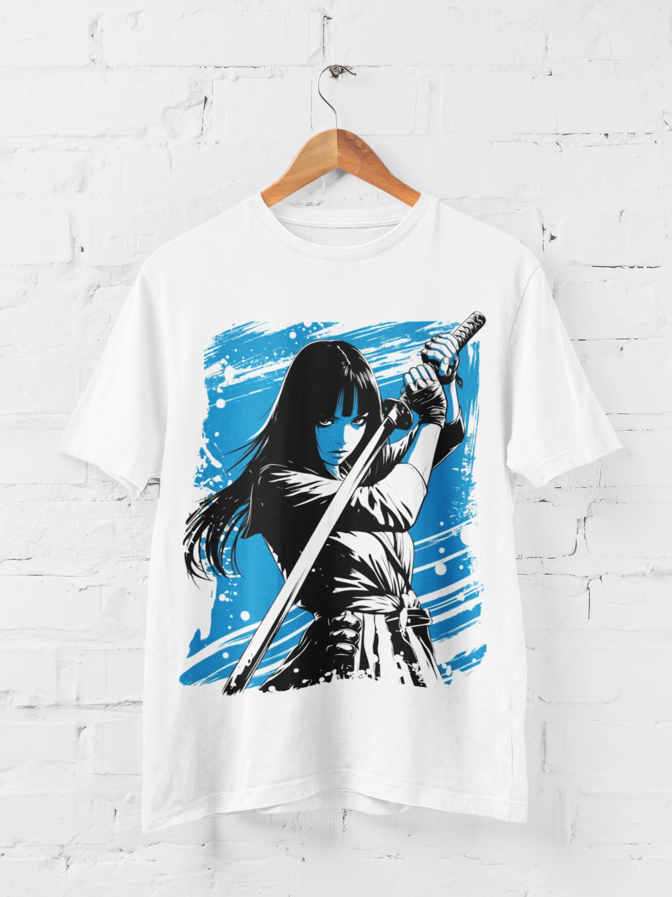 Samurai School Girl Anime Tee product image (11)