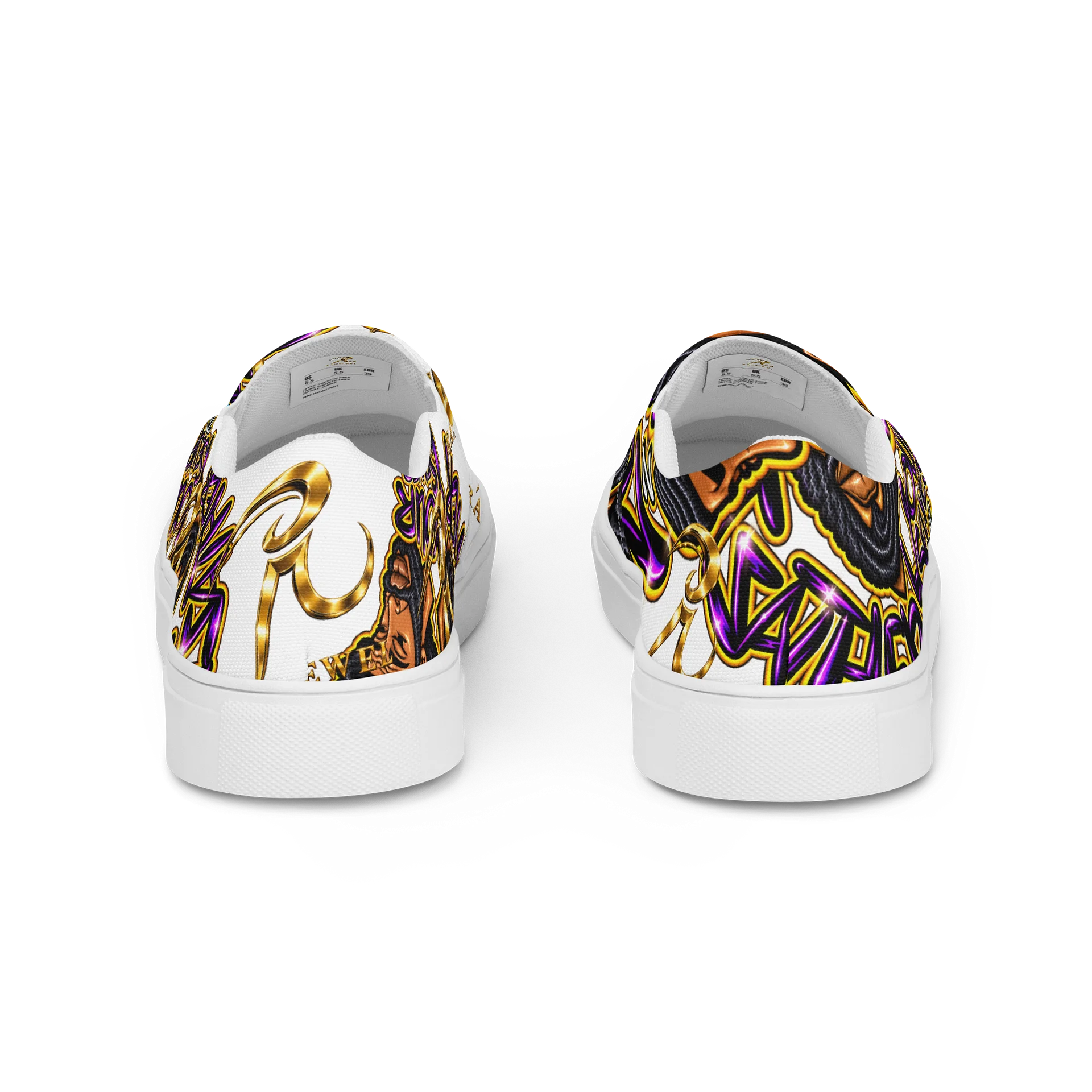 Zephaniah 2 vs 1 Art Slip-On Canvas Shoes product image (4)