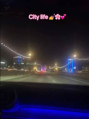 #tiktokgocreator 🌃 Tempe Town Lake #az #tempe #nightcore #citylights ✨ ASU 🩷