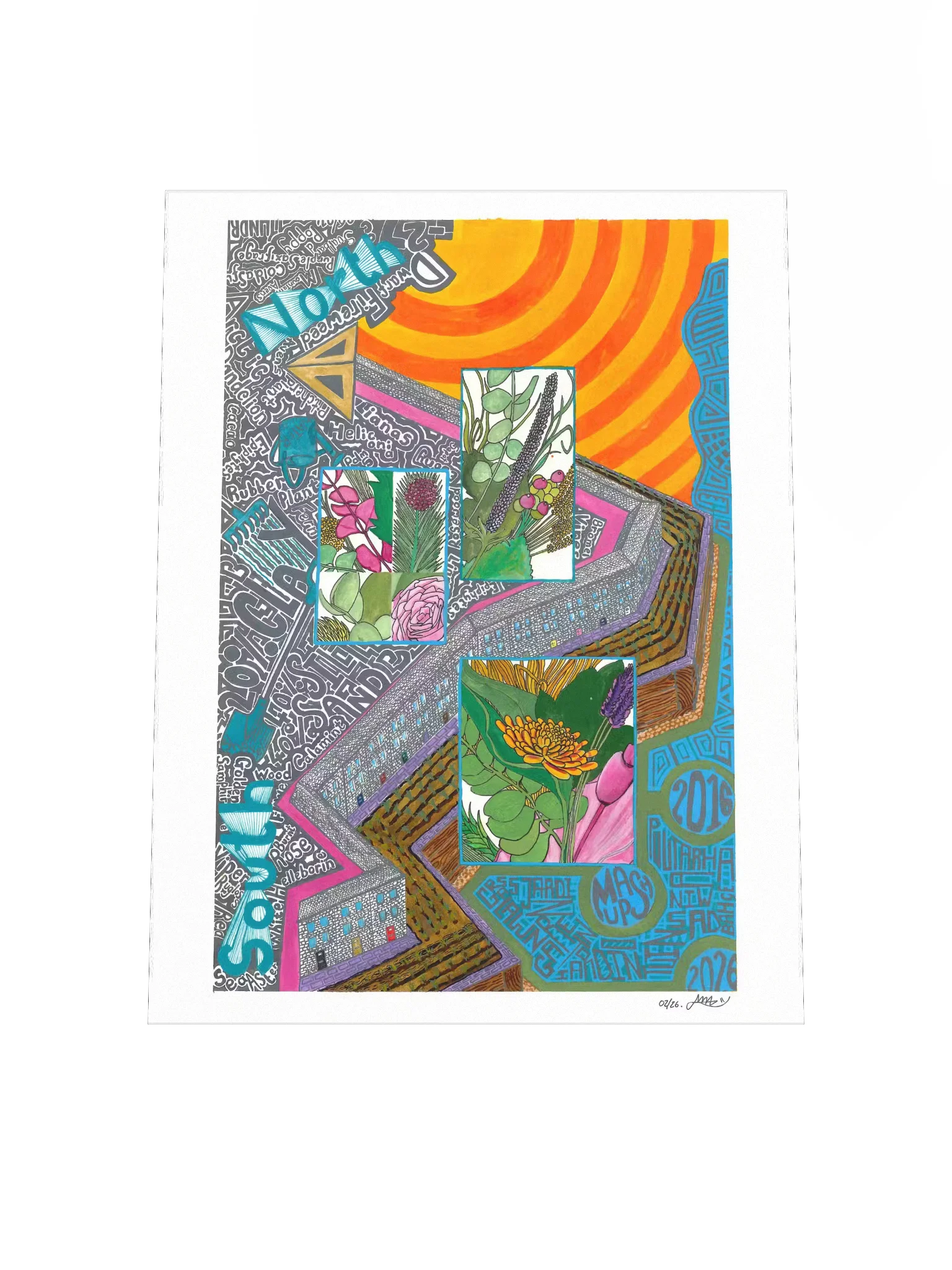 2016-2026 Mash up Poster Print product image (4)