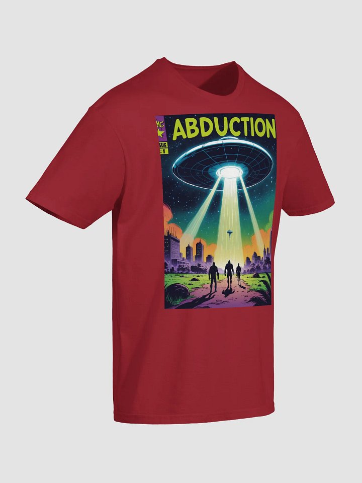 1970s Sci-Fi Comic T-Shirt – Retro Alien Abduction Art product image (13)