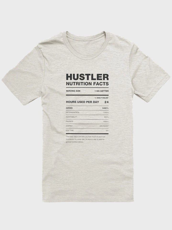 HUSTLER Nutrition Facts Supersoft Tee product image (11)