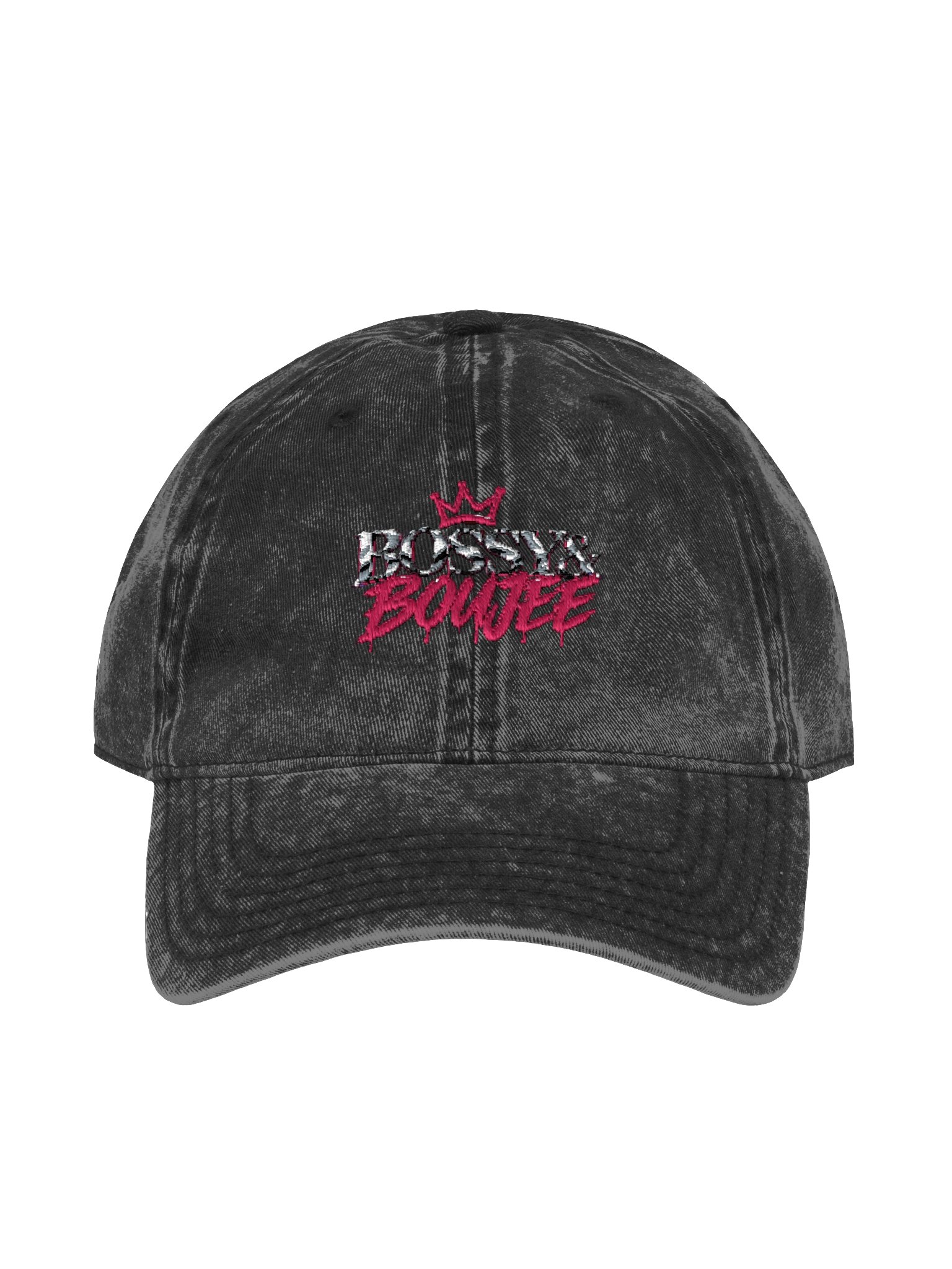 Bossy & Boujee Pink Crown Dad Hat product image (1)