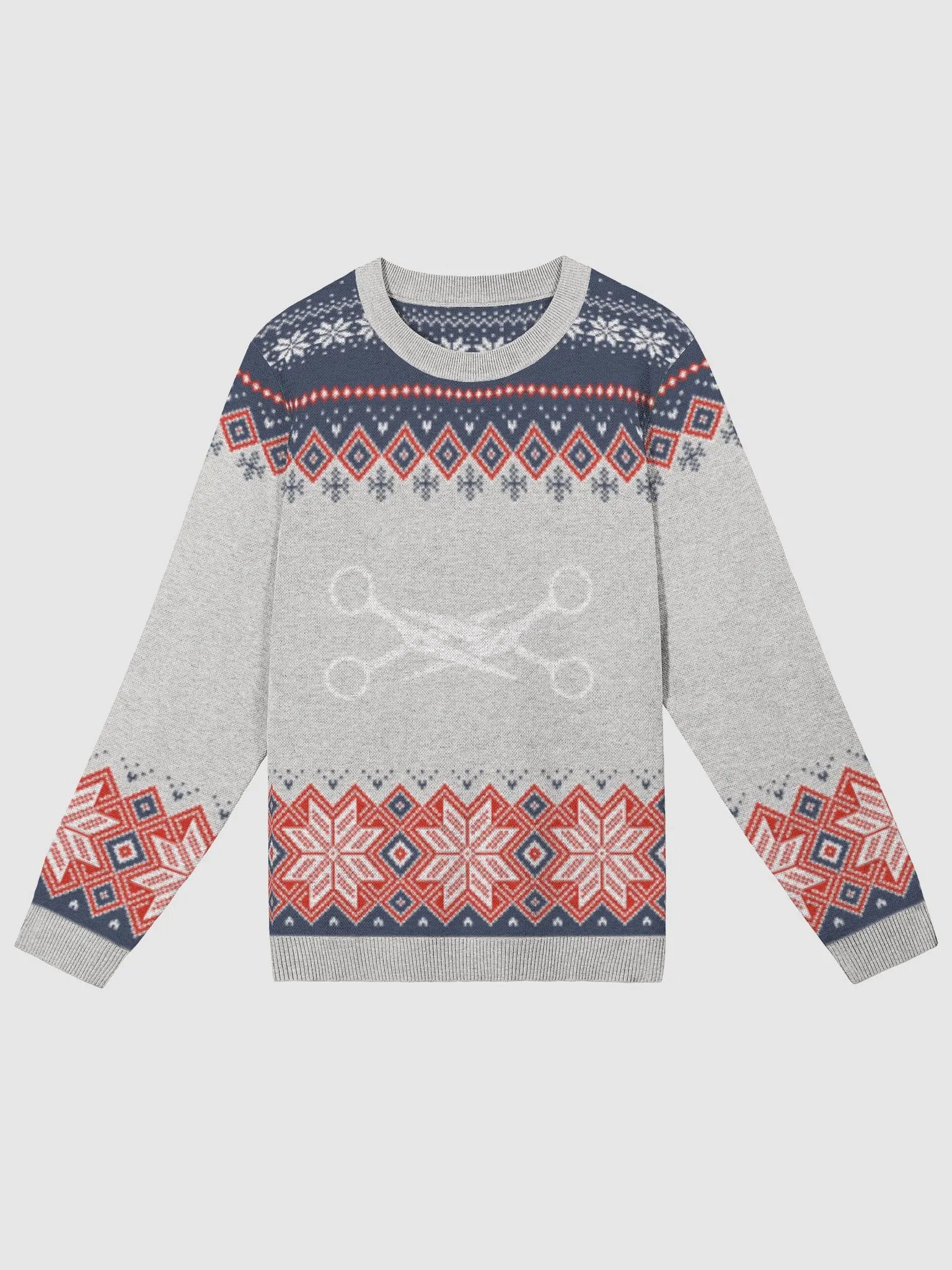 Secret Scissors - Holiday Sweater Grey product image (1)