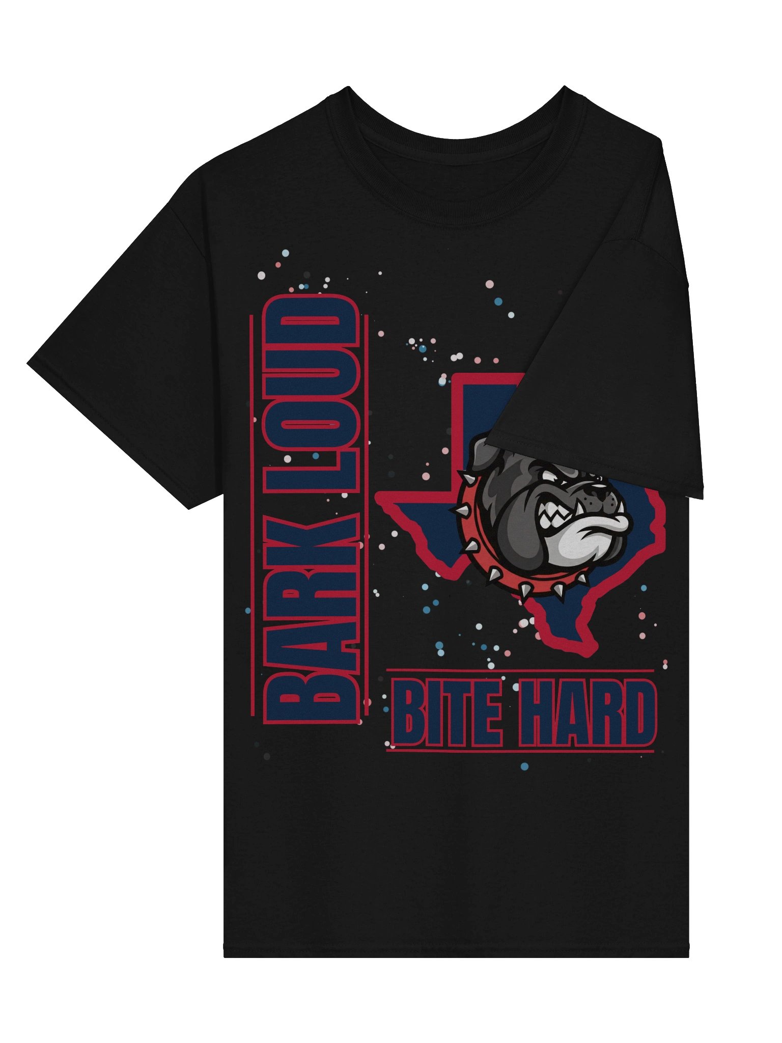 Bark Loud Spirit Tee - Red on Blue [READ DESCRIPTION FOR CUSTOMIZATION] product image (23)