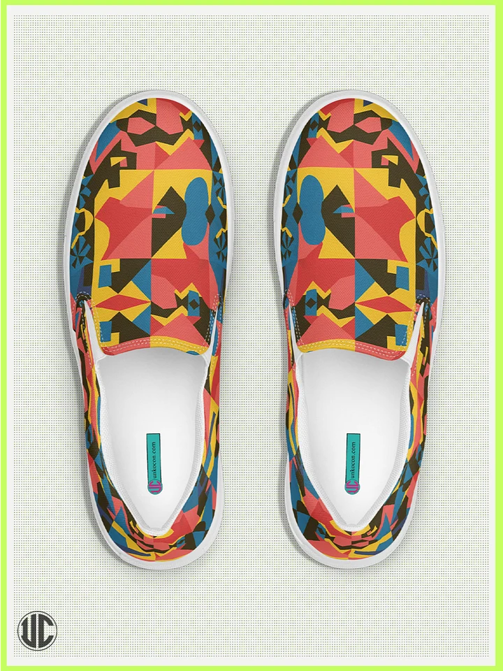 UnkoCon – Boho Mosaic Women’s Slip-On Shoes product image (1)