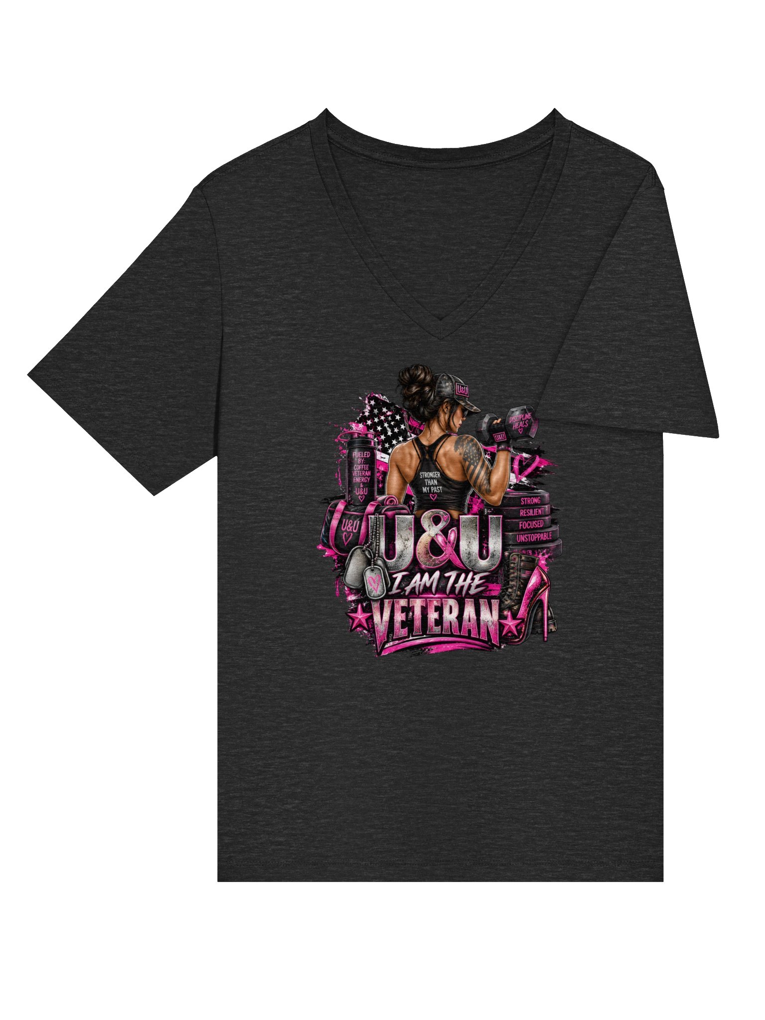 I am the Veteran V-Neck Tee 4 product image (4)