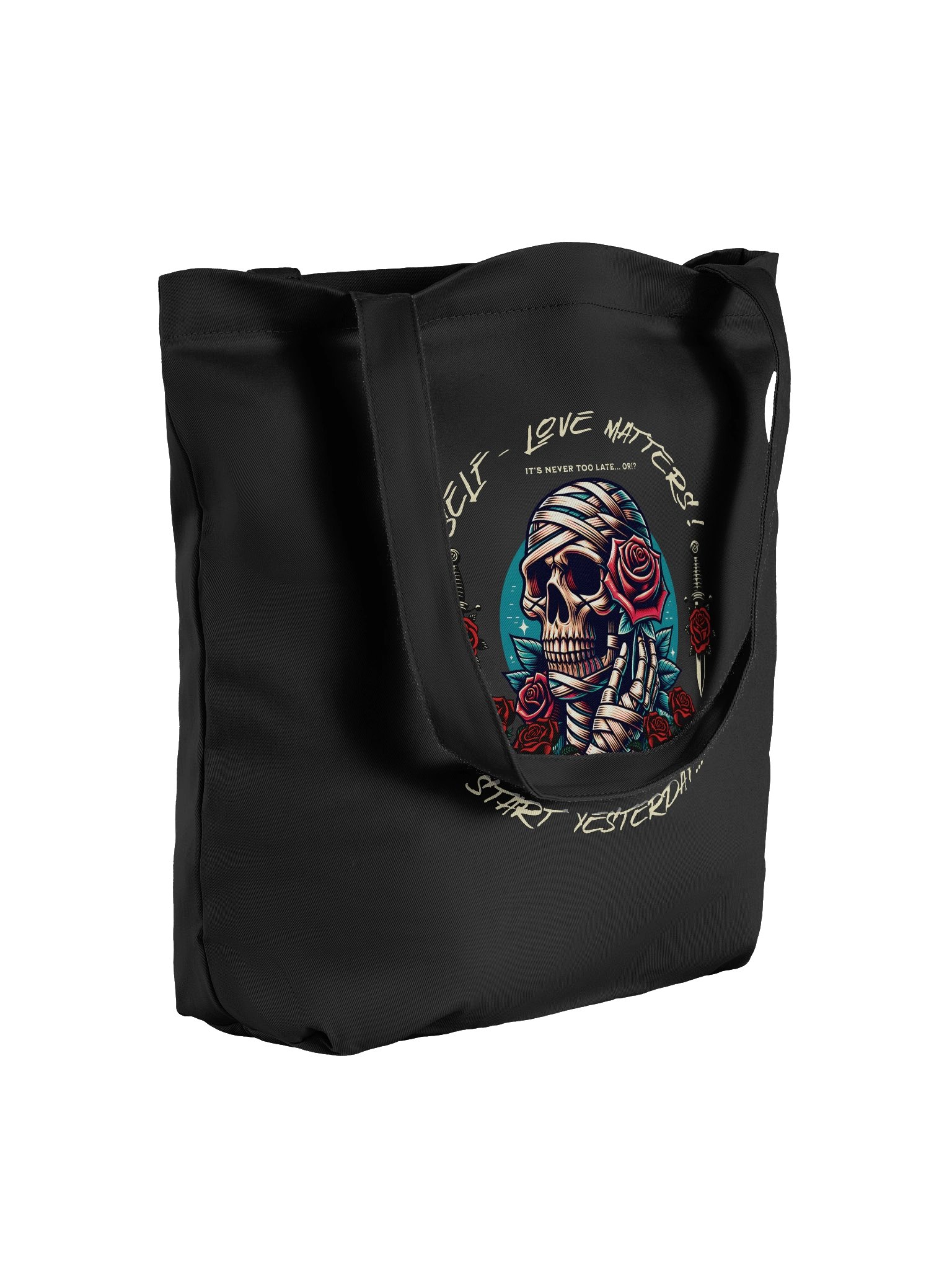 Self-Love Matters! ECO Tote-bag R3CVR.i by EQALL® Originals_Red / Beige product image (2)