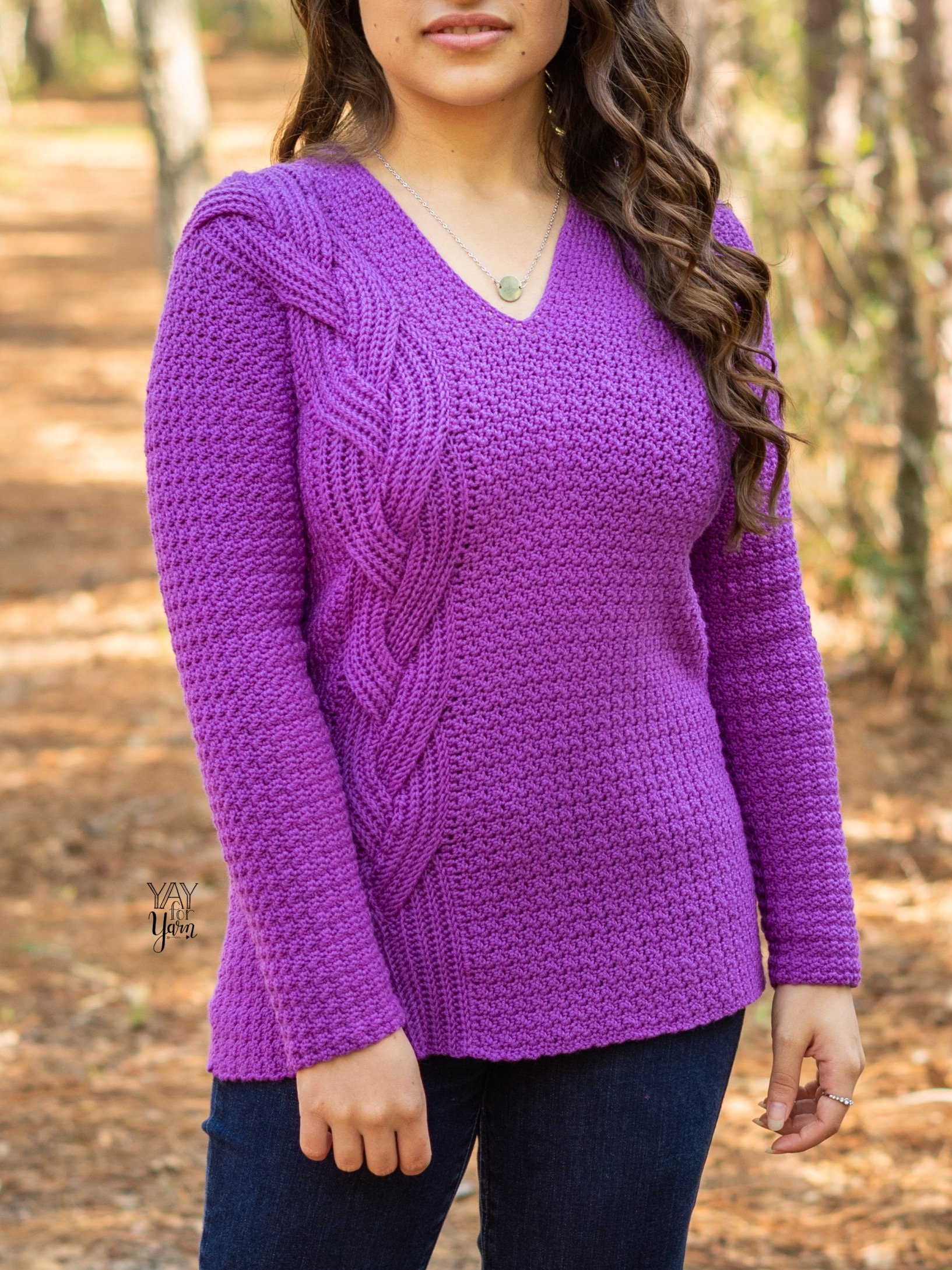 Intertwine Pullover - PDF Crochet Sweater Pattern & Video Tutorial product image (1)