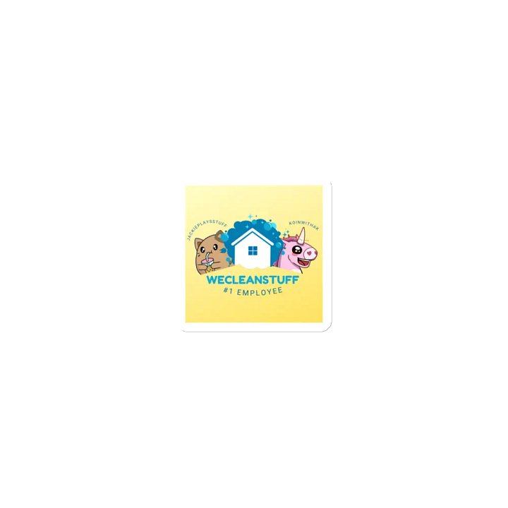 We Clean Stuff Magnet product image (1)
