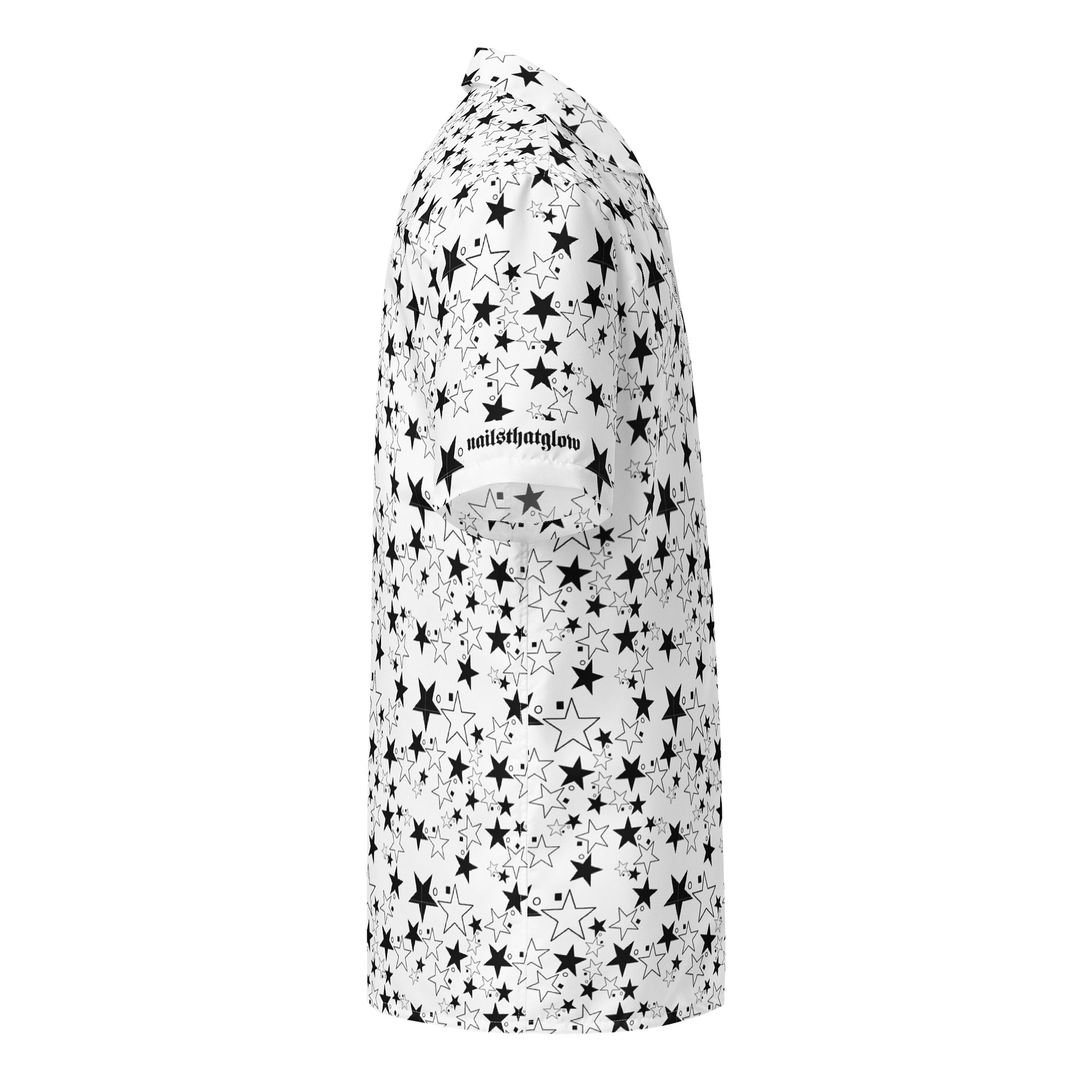 Star Square Circle Star - White - Button Down Top product image (4)