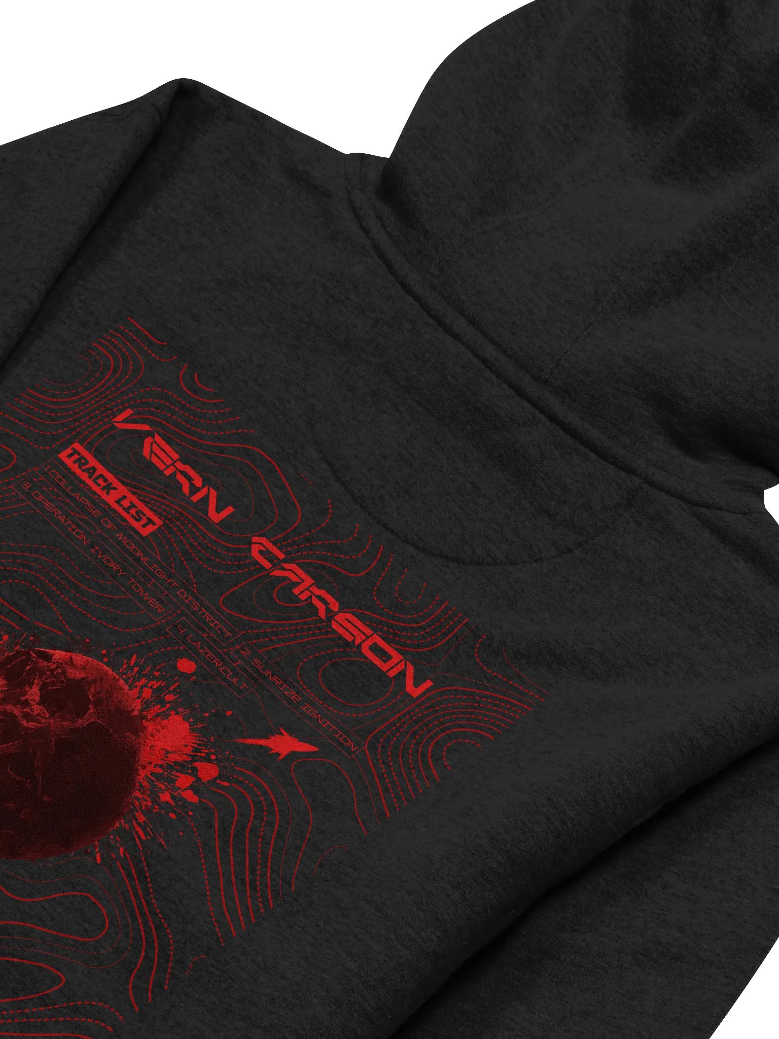 Music To Kill Rich People To - Black UNISEX Hoodie [Family Friendly] product image (2)
