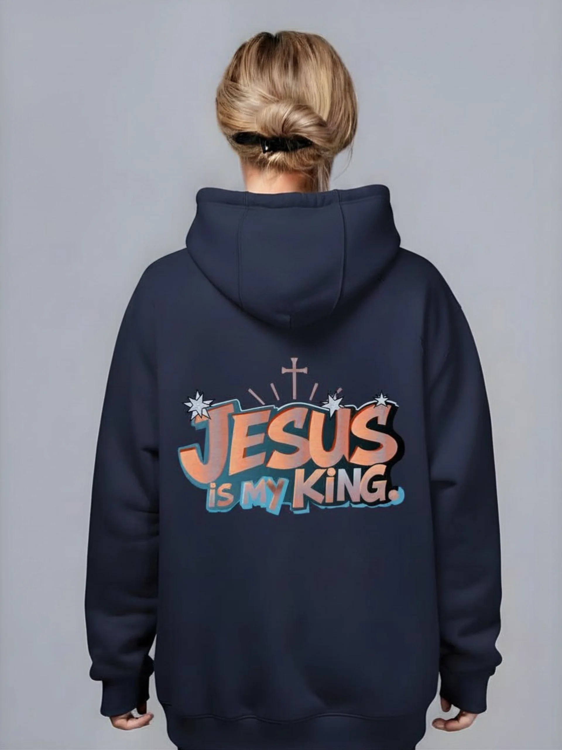 Jesus Is My King Graffiti Premium Hoodie product image (1)