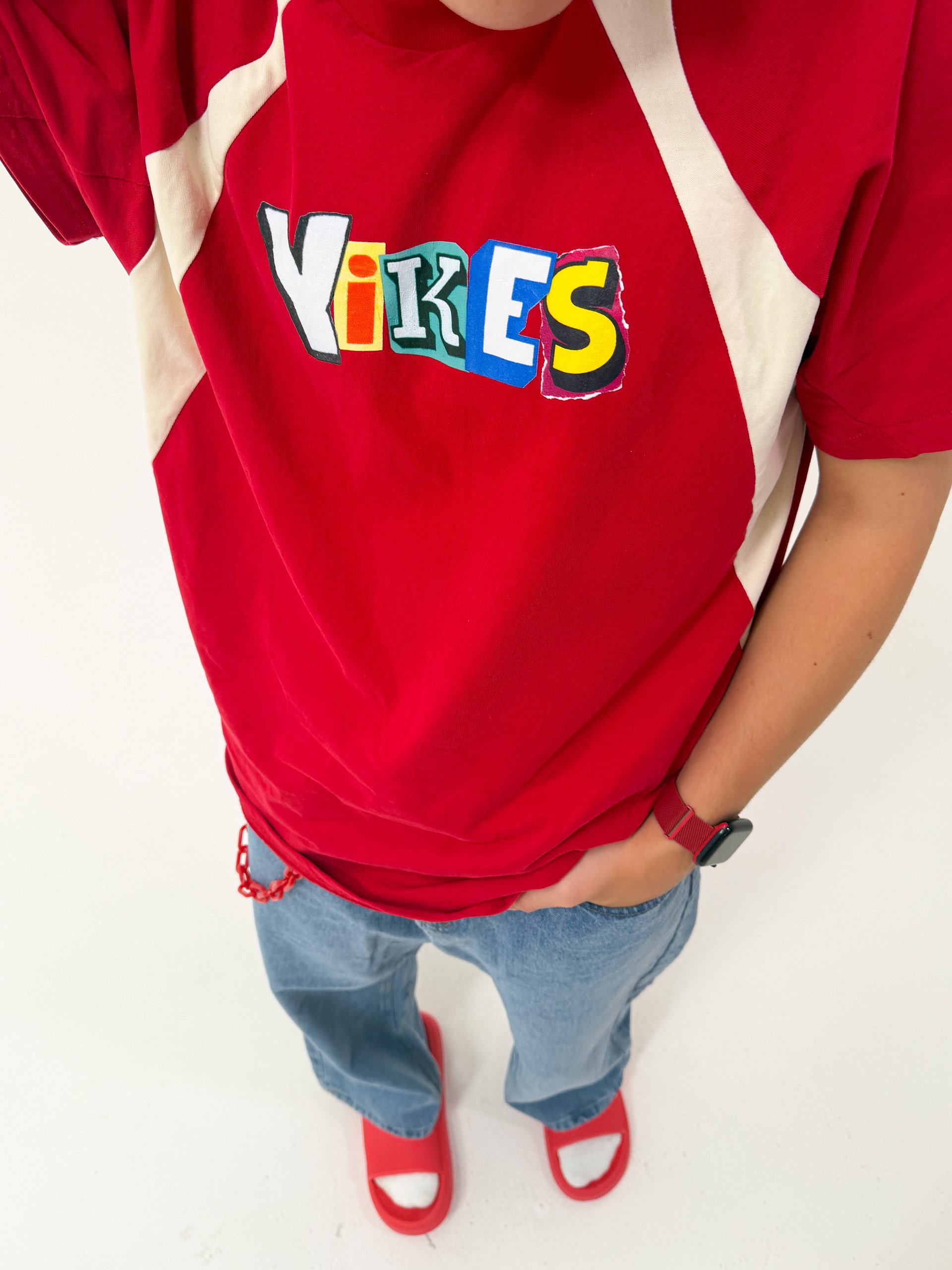 Retro Yikes Contrast Tee product image (5)