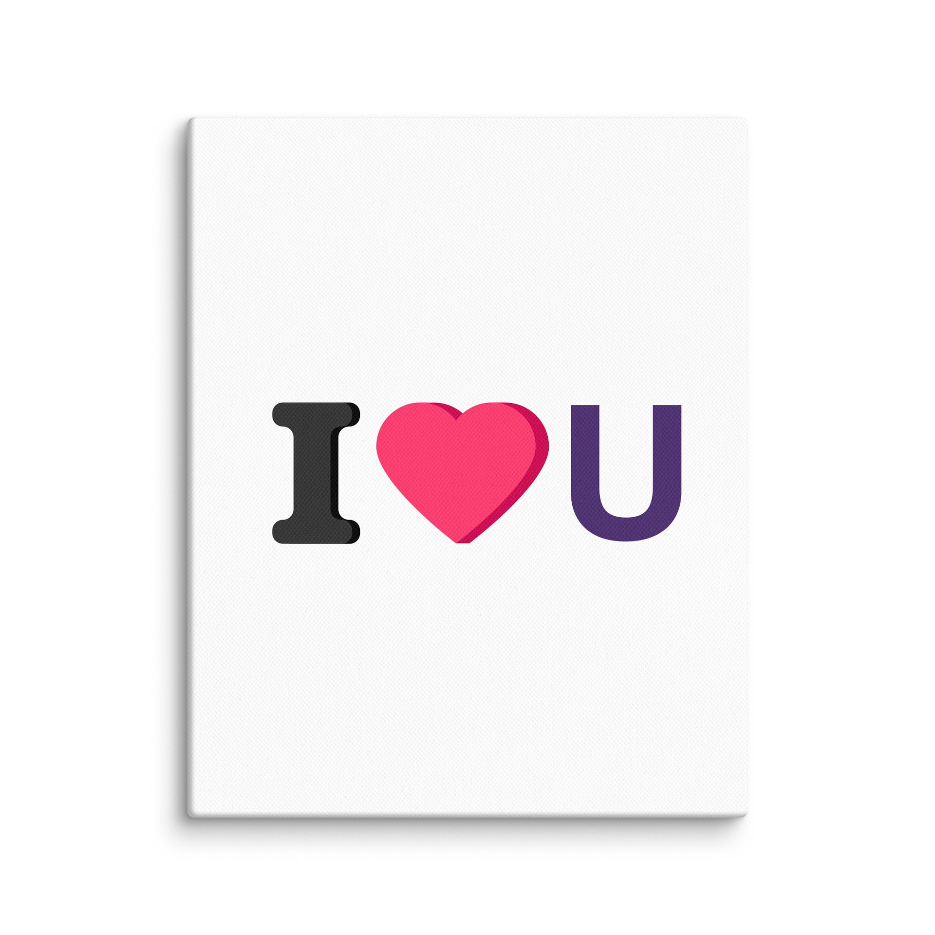 I Heart You 8"x10" Valentine's Day Wall Art product image (1)