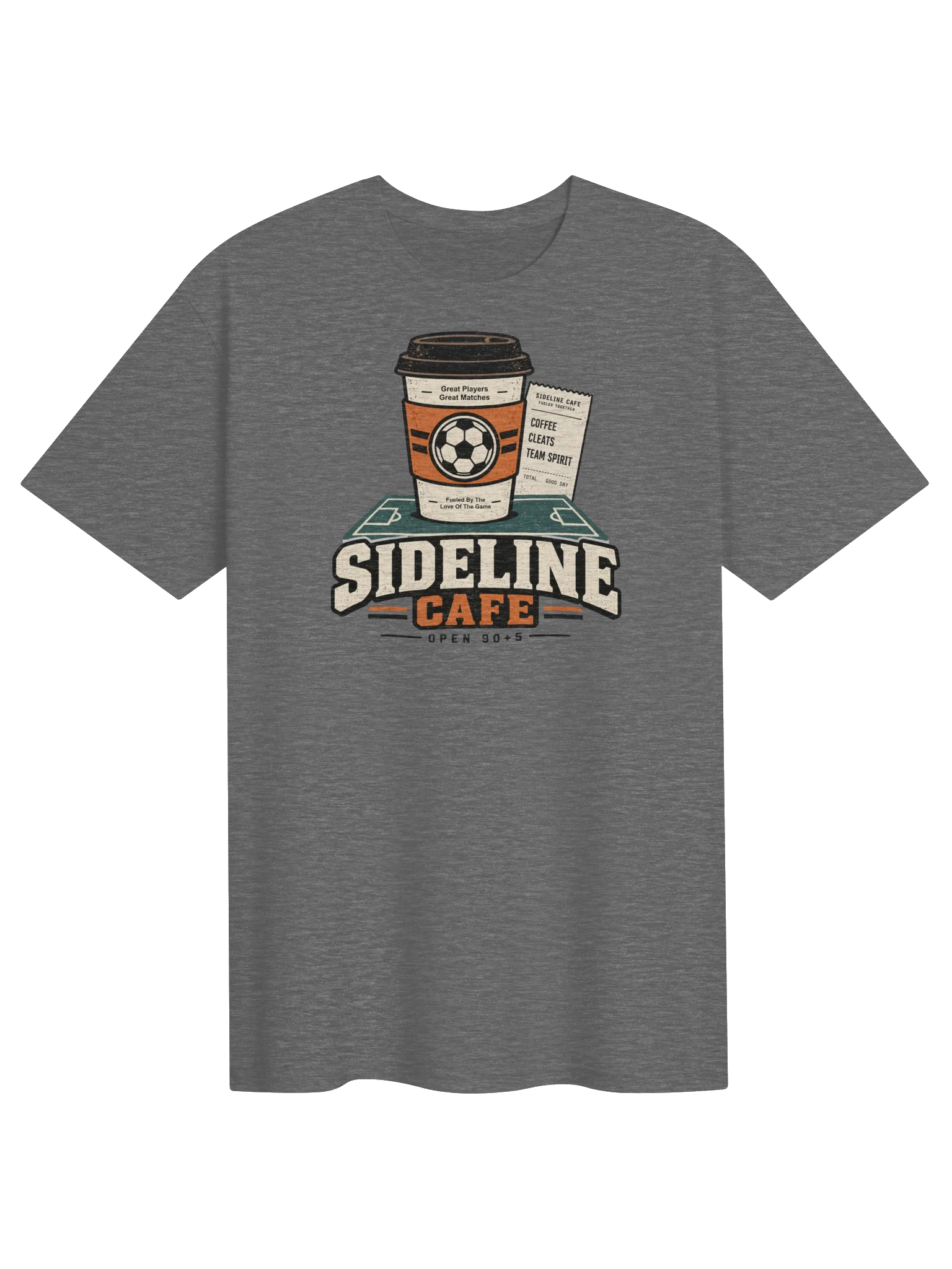 Sideline Cafe Soccer Coffee Tee product image (1)