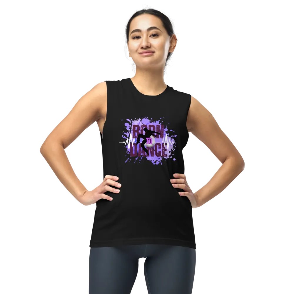 Expressive Born to Dance His Silhouette Muscle Tank product image (9)