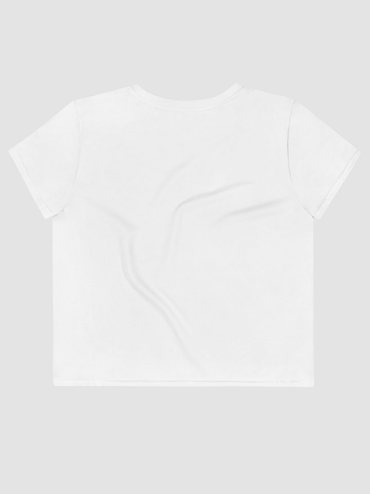 Glitch Hey QT Crop Top (White) product image (2)