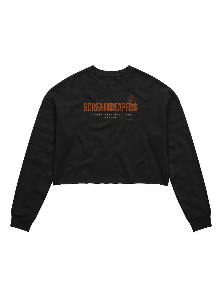 Official Scream Reaper Crop Top Sweatshirt product image (1)