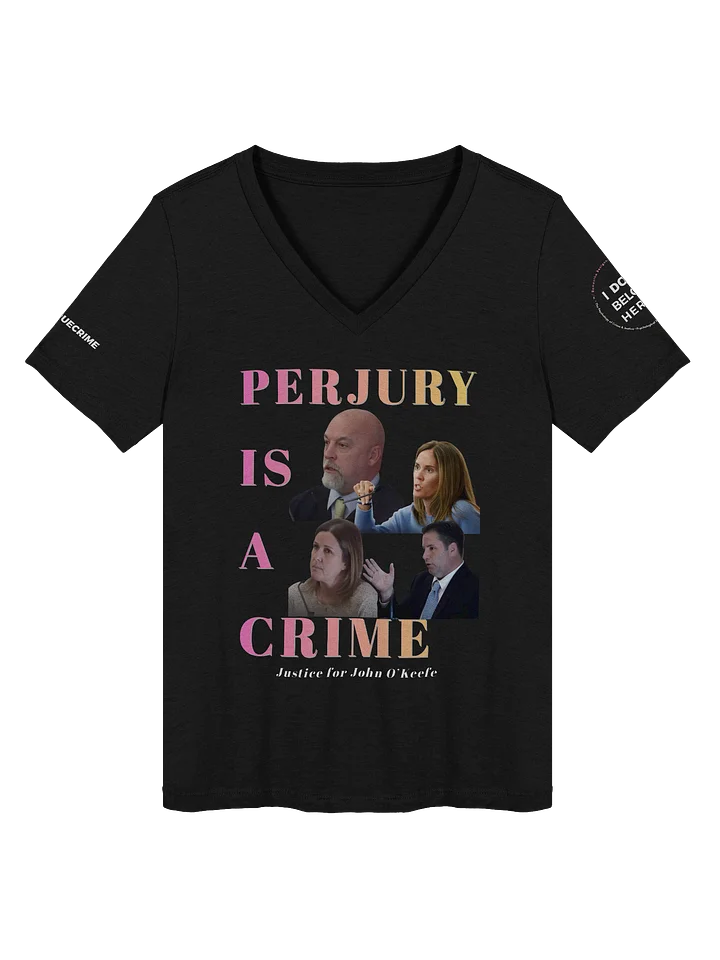 Perjury...The " House Defendants" Woman's V-Neck T-Shirt product image (1)