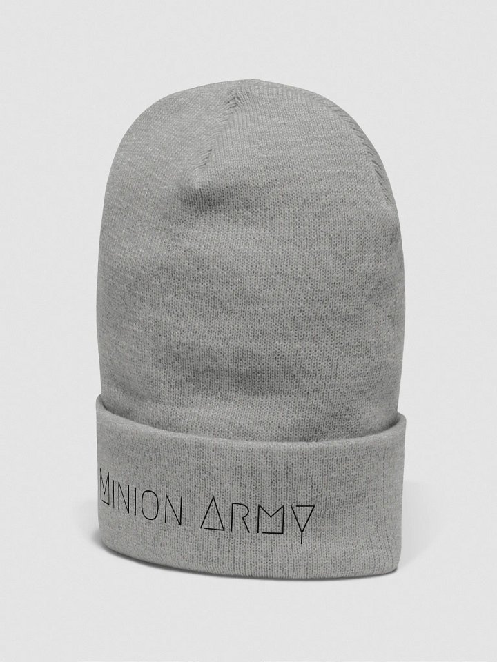 Minion Army Black Lettered Cuffed Beanie product image (7)
