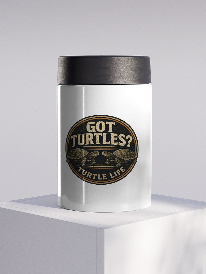 Turtle Life Stainless steel Koozie product image (1)