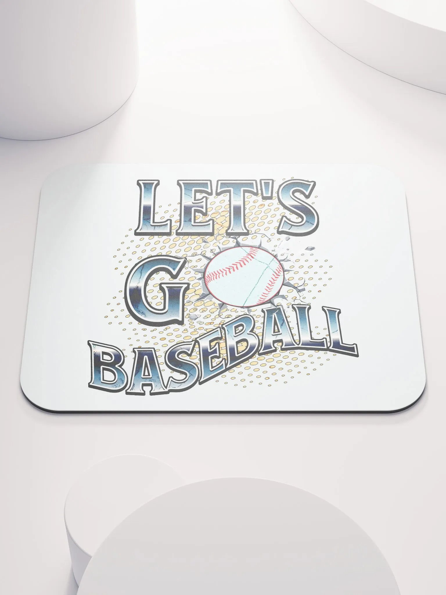 Lets Go Baseball Dynamic Breakthrough Mouse Pad product image (1)