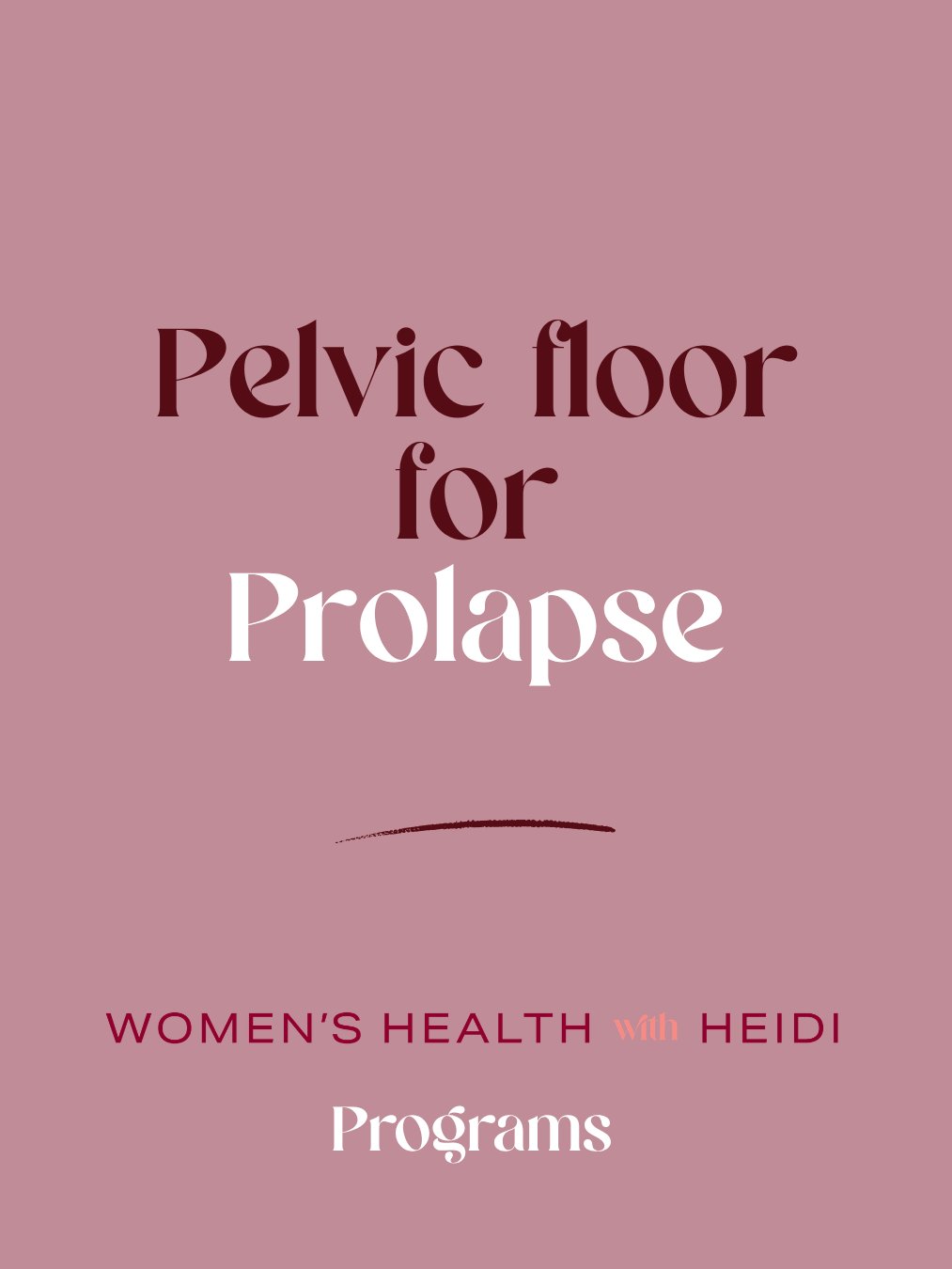 Pelvic floor for Prolapse product image (1)