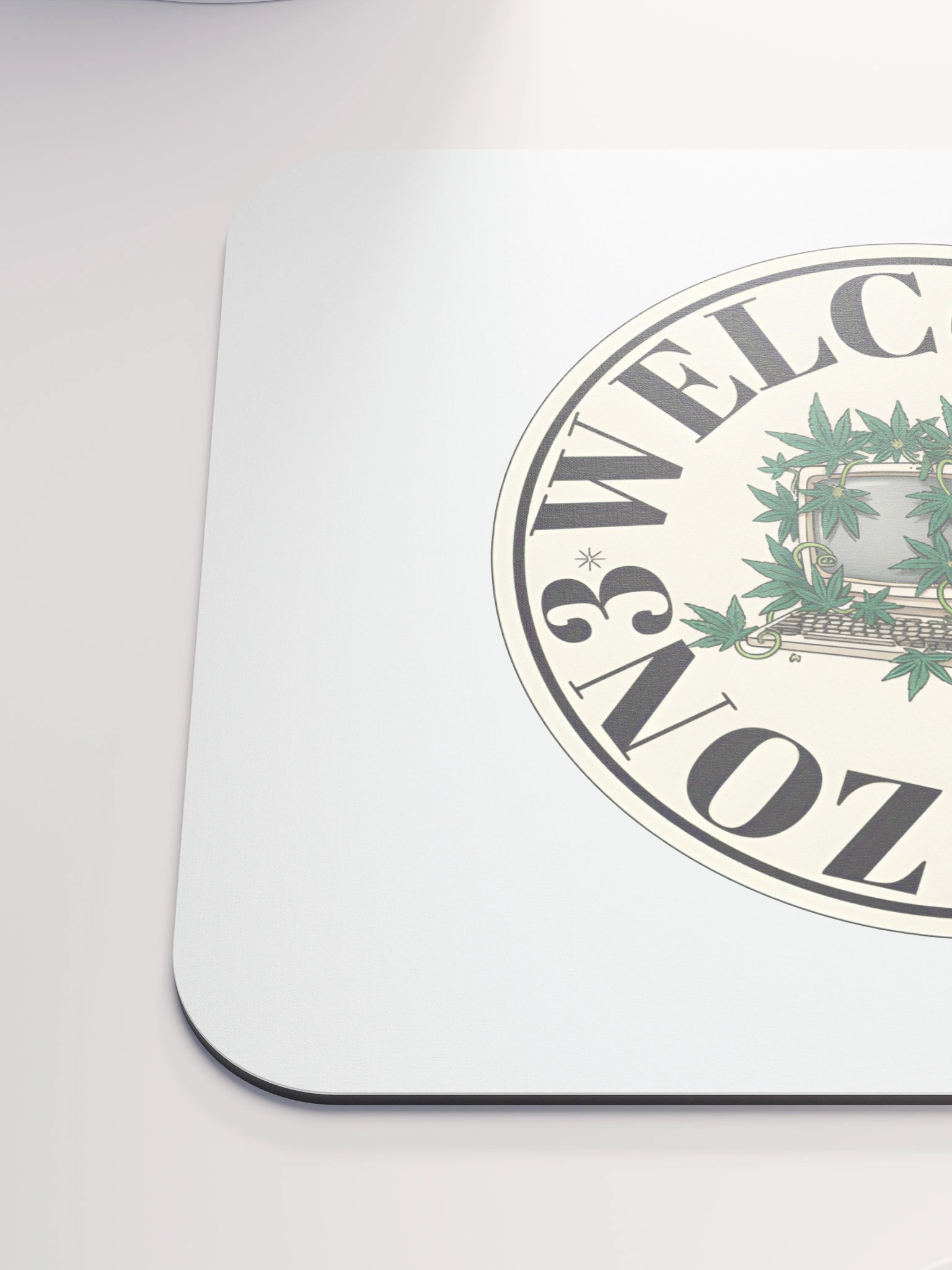 Leafy Welcome Mouse Pad product image (6)