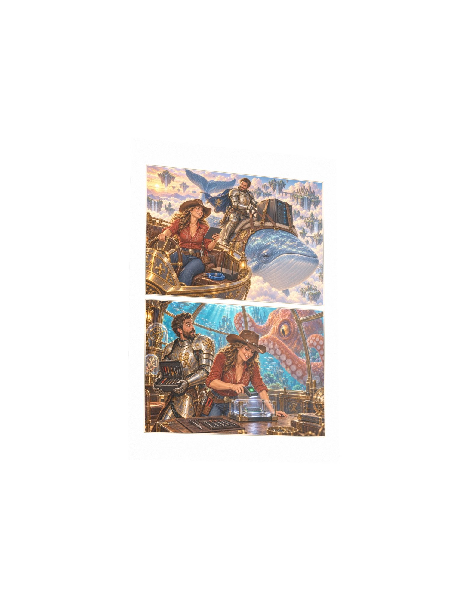 Above and Below Small Art Print product image (3)