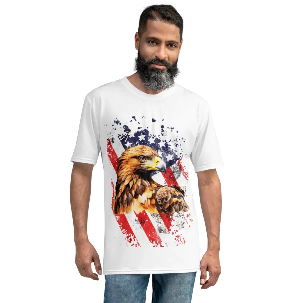 American Patriotic Eagle All-Over Print Tee product image (8)