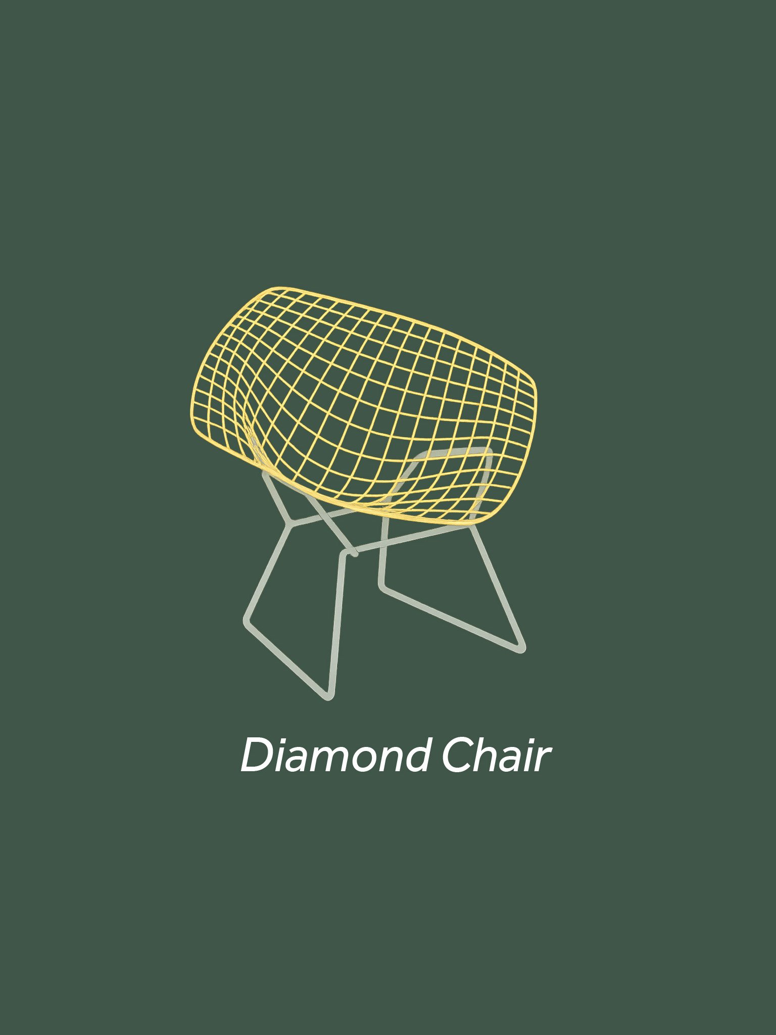 Iconic Chairs Framed Art Print product image (5)