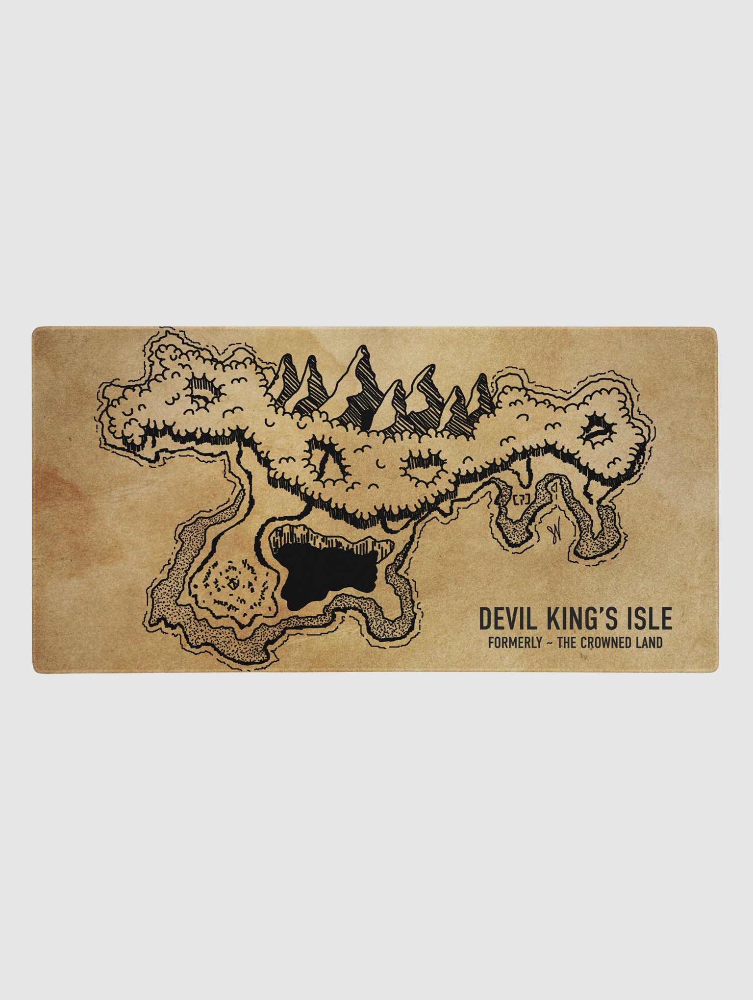 Devil King's Isle Gaming Mouse Pad / Desk Mat product image (2)