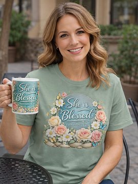 Blessed Proverbs 31:28 T-shirt and Mug