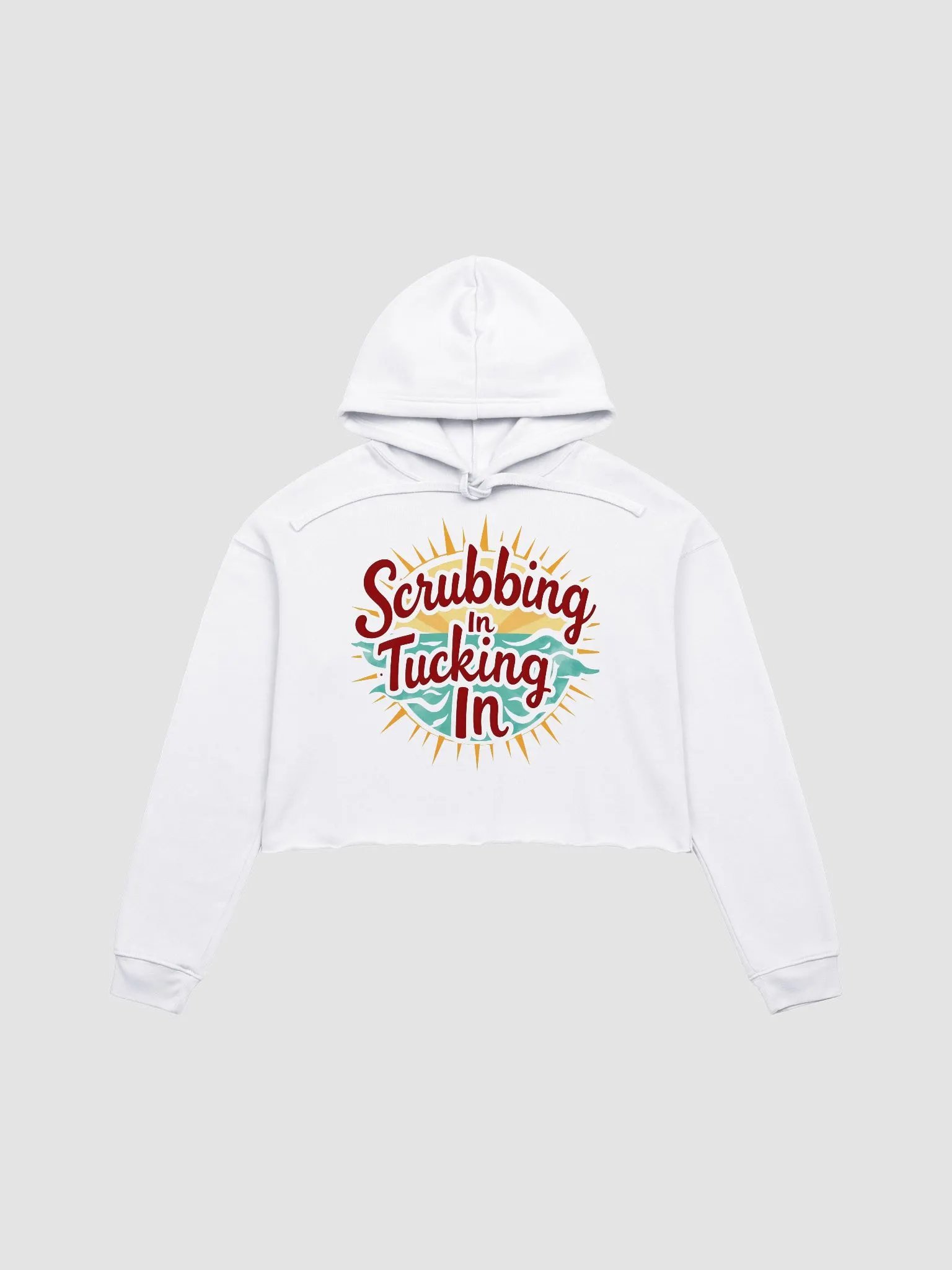 Sunwave Scrubbing Crop Hoodie product image (4)