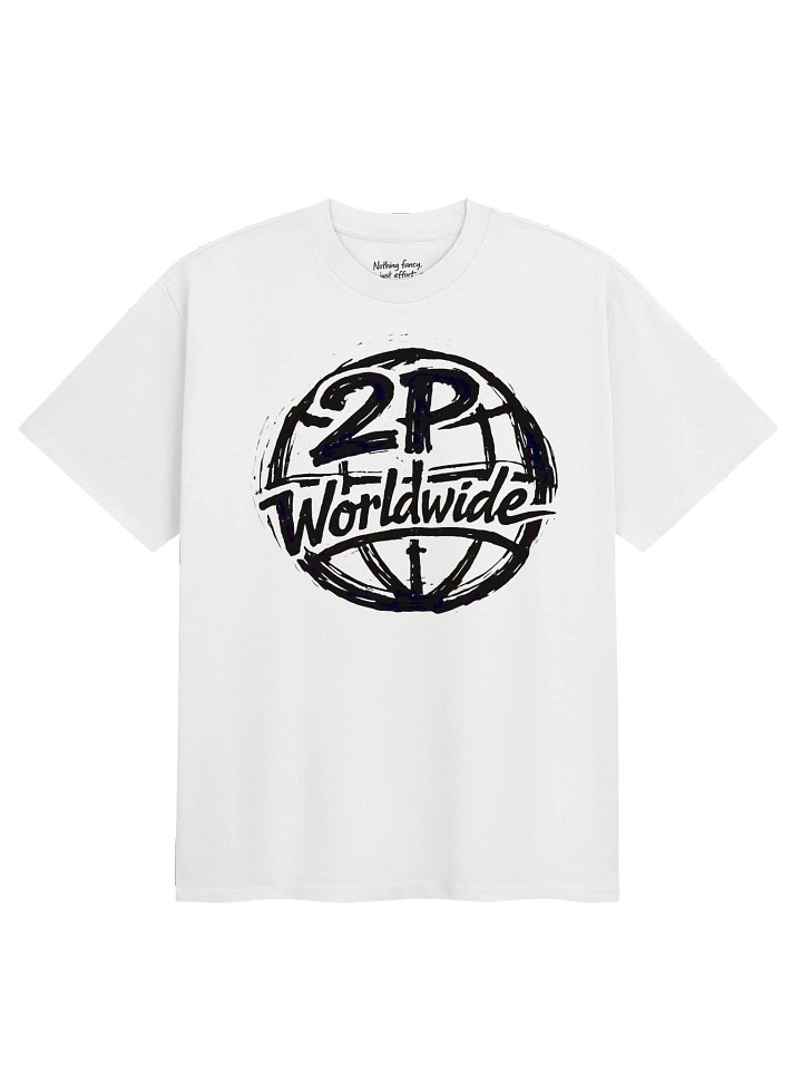 2P Worldwide Handwritten T-shirt product image (1)