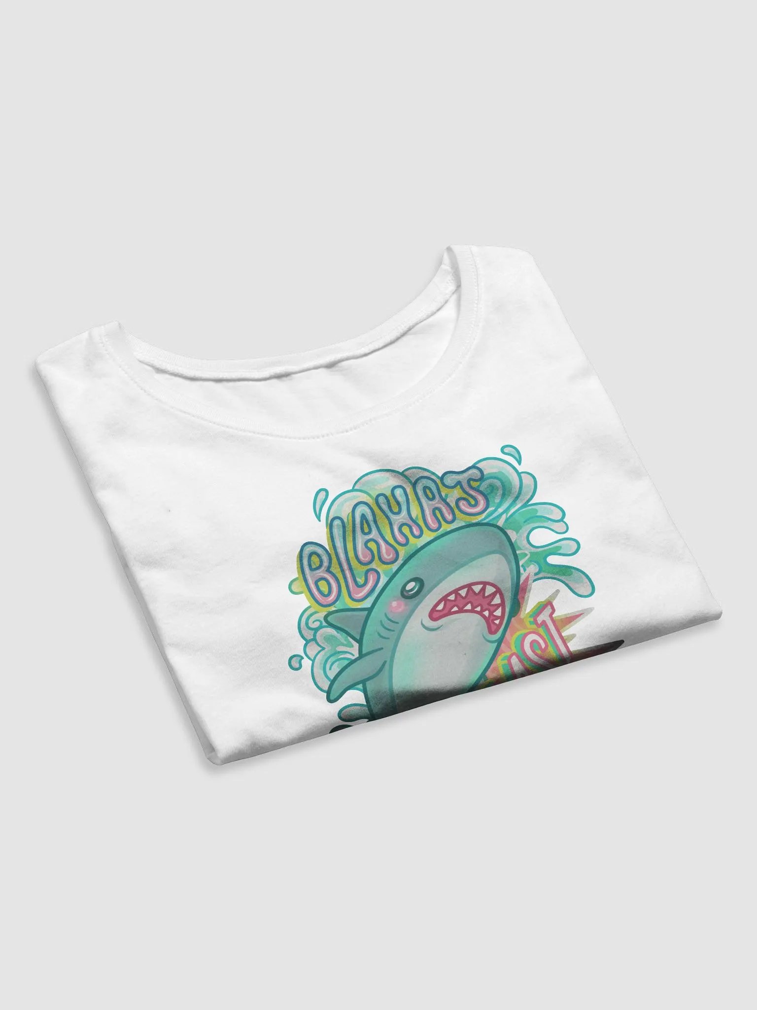 Blahaj Blast Cropped Tee product image (14)