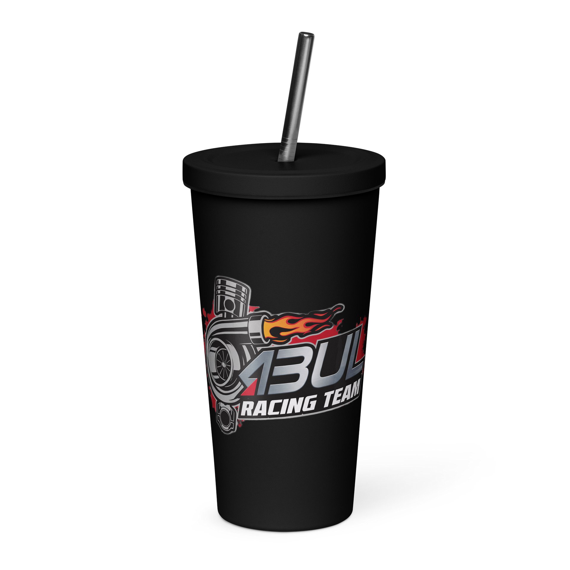 Insulated Tumbler with a Straw spon - Bul Racing Team - 2nXIp9hOMak