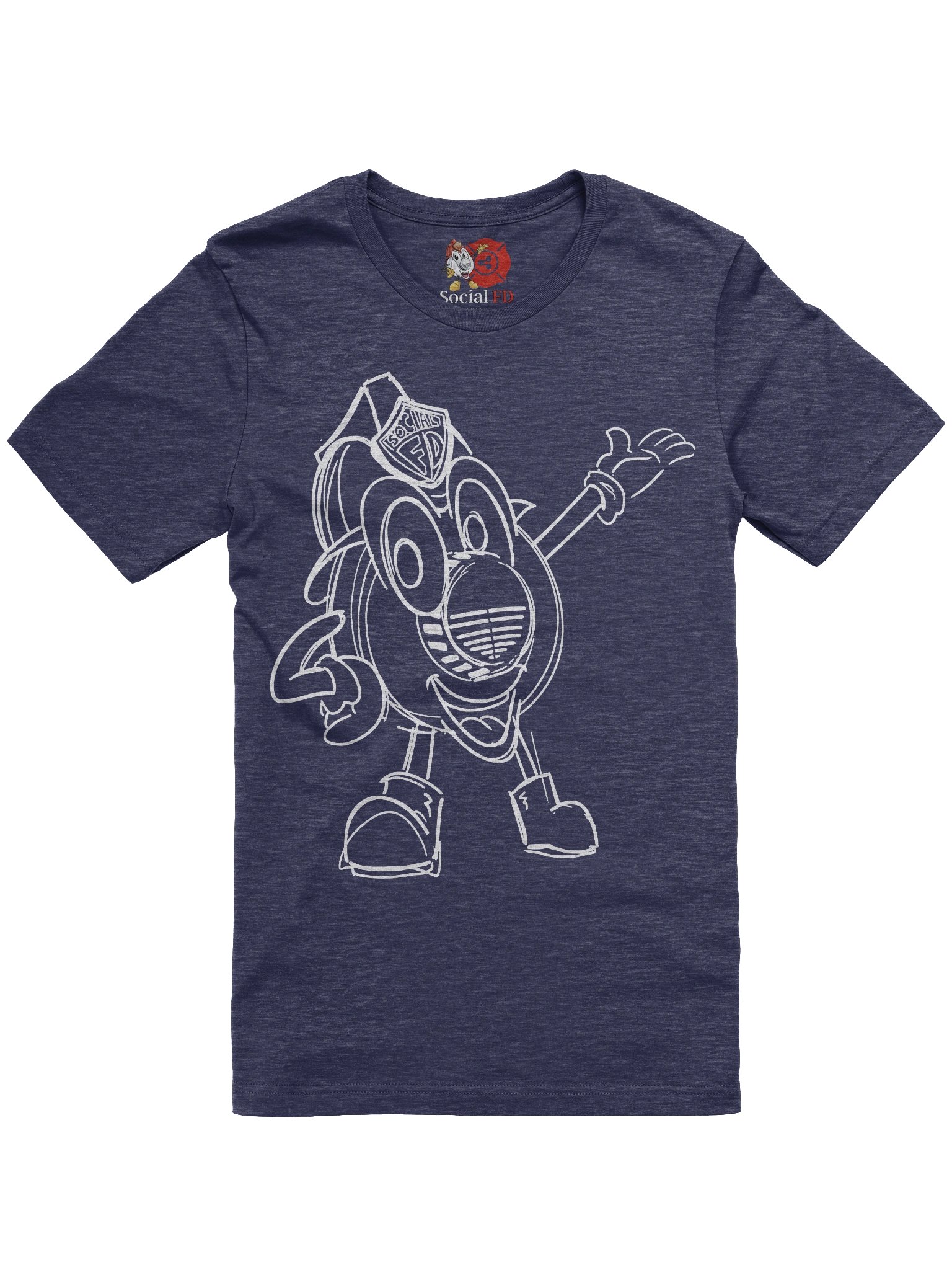 Smokey Line Art T-Shirt product image (25)