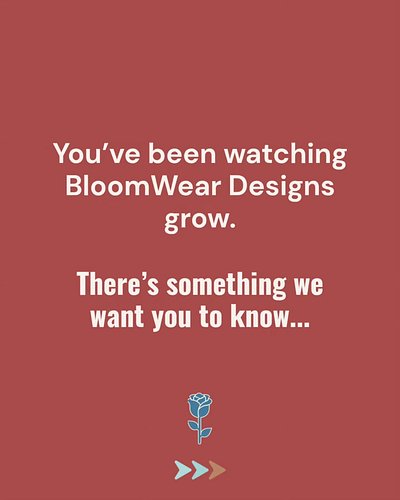BloomWear Designs has grown, but what matters most hasn’t changed.

We want our designs to reflect the confidence, discipline...