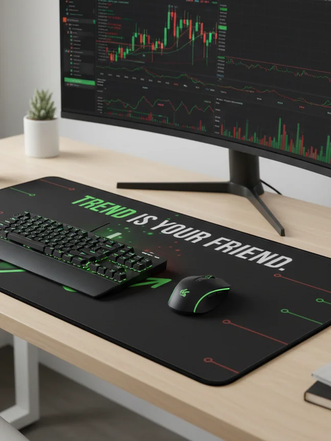 Deskmat "Trend is your friend" product image (1)